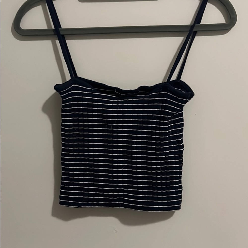 Brandy pin stripe tank